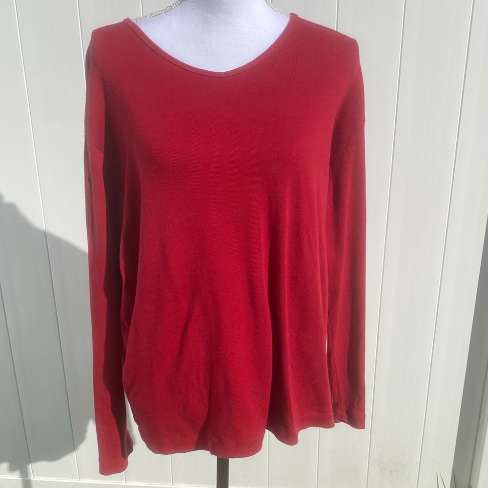 Sonoma Large red long sleeve